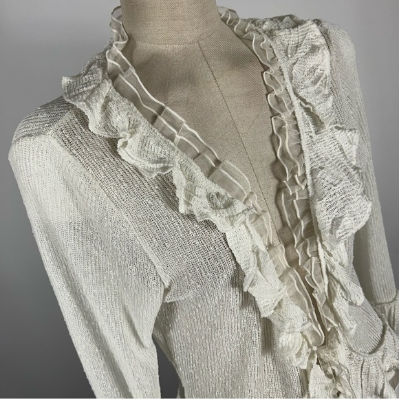 ❤️ Jane & John Bell Sleeve Ruffled Blouse XL - Picture 3 of 10